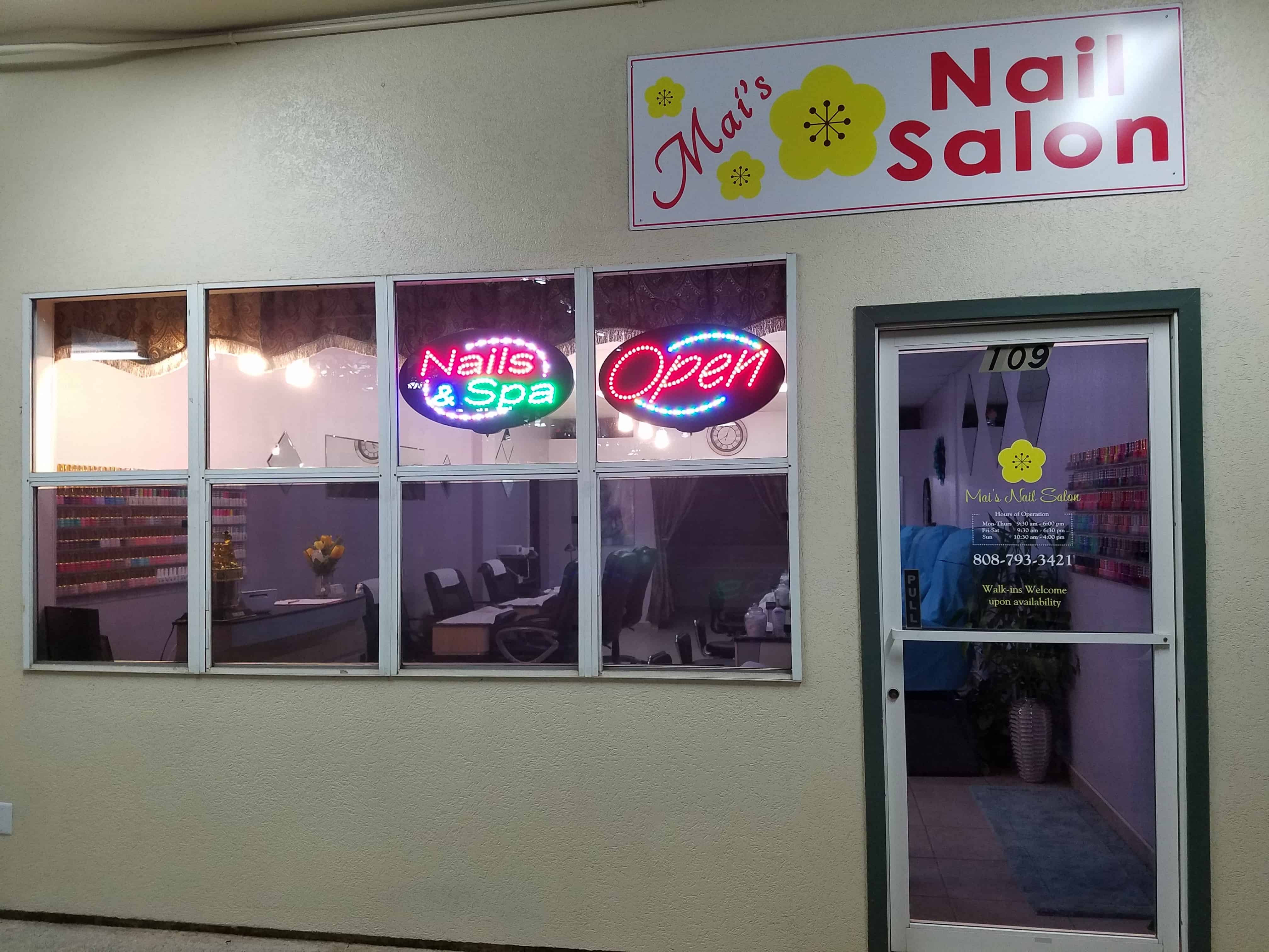 Mai s Nail Salon Maui Upcountry Maui Nail Shop Acrylic Nails